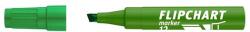 ICO Flipchart marker, 1-4 mm, vágott, ICO "Artip 12 ", zöld (9580002005) - csillag