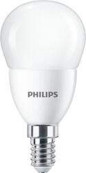 Philips LED izzó, E14, kisgömb, P48, 7W, 806lm, 2700K, PHILIPS "CorePro (929002973102) - csillag