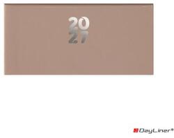 DAYLINER Zsebnaptár, fekvő elrendezésű, DAYLINER, "Pannon", natúr (DL7AG-PAFZSFE-NT) - csillag
