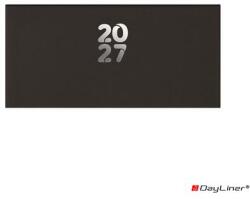 DAYLINER Zsebnaptár, fekvő elrendezésű, DAYLINER, "Pannon", fekete (DL7AG-PAFZSFE-FK) - csillag