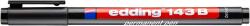 edding Alkoholos marker, OHP, 1 mm, EDDING "143 B", fekete (4-143001)