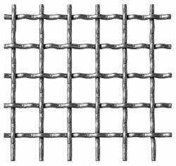  Plasa ondulata metalica 1, 50 x 2 m, ochi 50 x 50 mm, sarma 4 mm, otel cu emisii reduse de carbon (MT-POM-1.5X2-50X50-4)