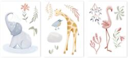 Little Dutch Autocolante pentru perete - Blooming Safari - Little Dutch