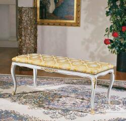 Settimo Bancheta clasica Monza din lemn 96 cm, tapitata, in stil italian (EU442)