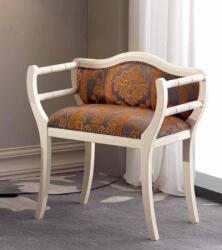 Settimo Bancheta clasica Calista din lemn 66 cm, tapitata, in stil italian (EU438)