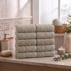 Ralex Pucioasa Pachet 10 prosoape baie 70x140 cm Bumbac 100%, Greek Border 500 grame/mp, Bej Cappuccino (100.279-10-bej) Prosop