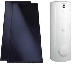 Viessmann Pachet Solar Viessmann Vitosol 200-FM cu Boiler Vitocell Bivalent 300 L, Modul SDIO/SM1A, Compatibil Vitodens 200 B2HF