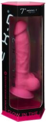 SilexD Model 7 Glow in the Dark Dildo Realist din Silicon cu Ventuză Dildo