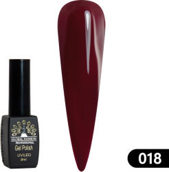 Global Fashion Oja semipermanenta Black Elite, Global Fashion 8 ml, 018