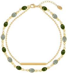 HARAHU Brățară PR-27535 - Aurie / Verde KP27535