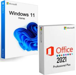 Microsoft Pachet licente Microsoft Windows 11 Home + Microsoft Office 2021 Professional Plus