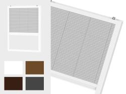 MCe System - Plase anti-insecte pentru FERESTRE - PLISSE CLICK LUX - nuanțe standard (SH/PLS/OK/KLX)
