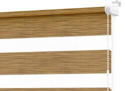 Fornest - Rolete MINI+ zi-noapte - material Mauritius 61 - galben-maro (stejar deschis) (LRMINI/DN/MAURBH61)