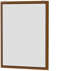 Fornest - Plasă anti-insecte pentru FERESTRE - fixă CLICK - MARO DESCHIS - RAL8003 (SH/RAM/OK/KLX8003)