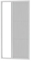 Fornest - Plasă anti-insecte pentru UȘI - PLISSE LITE- GRI RAL9006 (SH/PLS/DV/LTX9006)