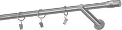 MCe System - Galerie 19 mm - simplă - CYLINDER - satin (GAL/19/SCYL) Suport draperie