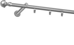 Fornest - Galerie 19 mm - bară cu șină - simplă - BOSTON - satin (GAL/19D/SBOS) Suport draperie
