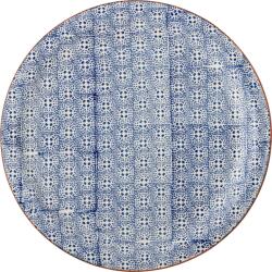 Bloomingville Platou de servire Karine 35 cm albastru (82073169) Tava