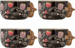 Bloomingville Boluri Vivielle 13 cm negre, 4 buc (82063153) Castron