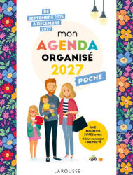 LAROUSSE Mon agenda famille organisée 2027 - Poche