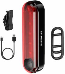 SUPERFIRE Lumina spate pentru biciclete Superfire BTL01, USB, 230mAh (029279)