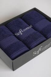 SOFT COTTON DELUXE kis törölközős ajándékcsomag, 3 db Lila