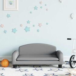 vidaXL Canapea pentru copii, gri, 70x45x30 cm, material textil (3196358)