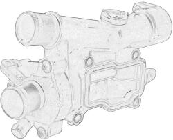 PEUGEOT Termostat Sistem Racire Citroen Jumpy Iii Spacetourer Fiat Ducato Opel Vivaro C Peugeot Expert Traveller 2.0d/2.2d 09.20 (9827379280)