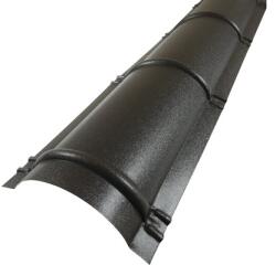 Precit Roof Coamă nervurată PRECIT pentru țiglă metalică 0, 5x245x2000 mm sandshape RAL 8019 (A28019SR043)