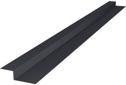 Precit Roof Profil agățare pentru coama PRECIT pentru tablă prefălțuită Click 0, 5x90x2000 mm RAL 7024 big stone mat (A27024PS208)