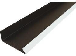 Precit Roof Șorț cornier margine PRECIT pentru țiglă metalică 0, 5x100x2000 mm sandshape RAL 8019 (A28019SR009)