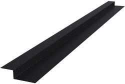 Precit Roof Profil agățare pentru coamă PRECIT pentru tablă prefălțuită Click 0, 5x90x2000 mm RAL 9005 big stone (A29005BP208)