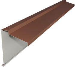 Precit Roof Fronton tip coamă PRECIT pentru tablă prefălțuită Click 0, 5x120x2000 mm RAL 8004 big stone mat (A28005PS207)