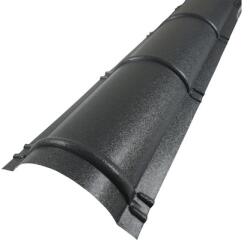 Precit Roof Coamă nervurată PRECIT pentru țiglă metalică 0, 5x245x2000 mm big stone RAL 7024 (A27024PA043)
