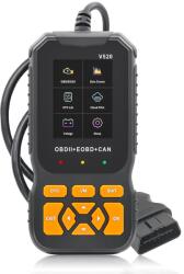 Techstar Scanner Auto Profesional OBD2 Techstar® V520, Diagnoza Motor, Citire si Stergere Coduri Eroare, Date Live, Imprimare Raport Cloud, Multilingv, Ecran Color 2.8 inch (SKU3329)