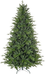 HOMCOM Brad de Crăciun Artificial cu 1821 Crengi, Brad de Crăciun Pliabil cu Bază Metalică, Ø117x180 cm, Verde | Aosom Romania (830-886V01GN)