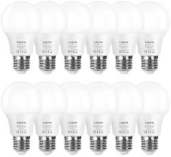 Lepro 100089-WW-EU-12 E27 A60 LED-izzó, 8, 5 W, meleg fehér, 12 db
