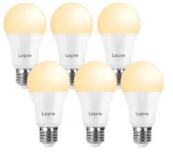 Lepro 100080-WW-EU-6 E27 A60 13 W/100 W 1521 lm 2700 K LED-izzó, 6 darabos csomag (100080-WW-EU-6)