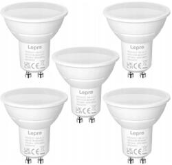 Lepro 200057-DW-EU-5 GU10 LED-izzó, 4, 5 W (50 W), 345 lm, 5000 K, 100°, 5 db (200057-DW-EU-5)