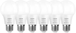 Lepro 100089-WW-EU-6 E27 A60 LED-izzó, 8, 5 W, 806 lm, 2700 K meleg fehér, 6 db