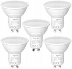 Lepro 200057-DW-EU-5 GU10 LED-izzó, 4, 5 W, 345 lm, 5000 K, hideg fehér, 5 db