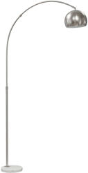HomCom Állólámpa, íves kialakítás márvány talppal, 26 x 100 x 167 cm, ezüst (B31-353V90SR)