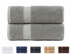 Todocama Prosoape de baie Todocama, 100 bumbac, 550 gm, gri deschis, 70 x 140 cm, 2 bucati (33654149) Prosop
