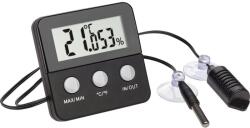TFA Termometru si Higrometru Digital TFA Dostmann Terracheck, Kabelfuhler, Negru, 64 x 24 x 64 mm (22407311)