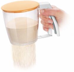 Tescoma Tamiz mecanic Tescoma cu 2 capace, pentru faina si zahar pudra, fara BPA (22963730)