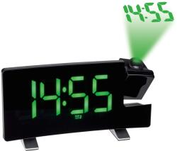 TFA Ceas desteptator TFA Dostmann 60.5015. 04 cu Proiectie, Radio FM, 2 Alarme, Negru (6306474)