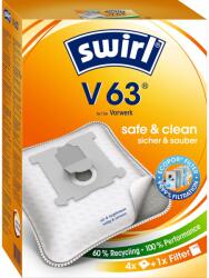 Swirl Sac de aspirator Swirl V 63 EcoPor, 4 bucati, filtrare 99, 99, material reciclabil (32074402)