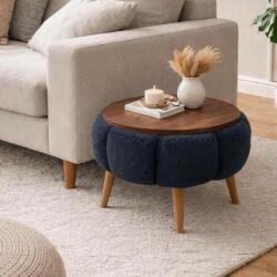  Atelier Del Sofa Side Table Anthracite Papatya - Anthracite