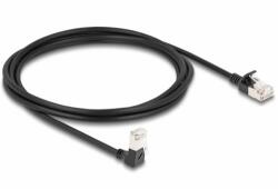 Delock Patch Cord Delock 80306, S/FTP, Cat. 6A, 2m, Black (80306)
