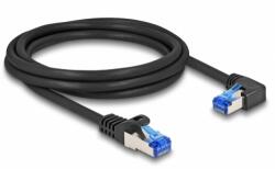 Delock Patch Cord Delock 80223, S/FTP, Cat. 6A, 2m, Black (80223)